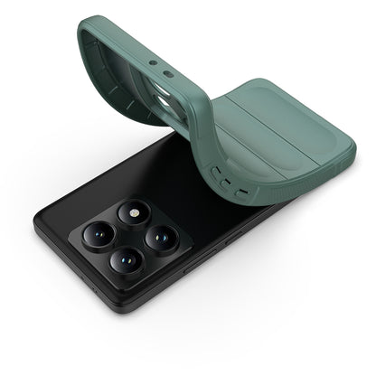 Xiaomi 14T Pro Kılıf Esnek TPU Oyuklu Arka Yüzey Tasarımlı Zore Etnik Silikon Kapak