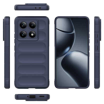 Xiaomi 14T Pro Kılıf Esnek TPU Oyuklu Arka Yüzey Tasarımlı Zore Etnik Silikon Kapak