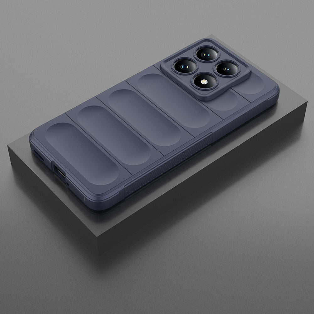 Xiaomi 14T Pro Kılıf Esnek TPU Oyuklu Arka Yüzey Tasarımlı Zore Etnik Silikon Kapak