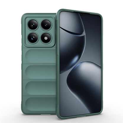 Xiaomi 14T Pro Kılıf Esnek TPU Oyuklu Arka Yüzey Tasarımlı Zore Etnik Silikon Kapak