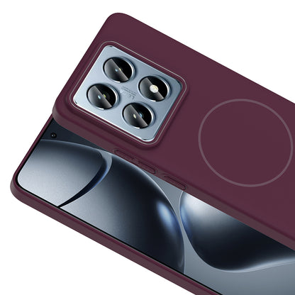 Xiaomi 14T Pro Kılıf M-safe Şarj Özellikli Zore Ruby Sert Kapak