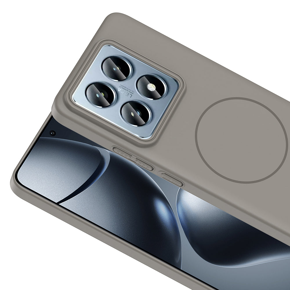 Xiaomi 14T Pro Kılıf M-safe Şarj Özellikli Zore Ruby Sert Kapak