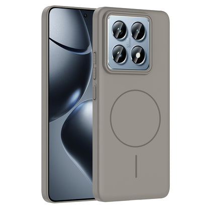 Xiaomi 14T Pro Kılıf M-safe Şarj Özellikli Zore Ruby Sert Kapak