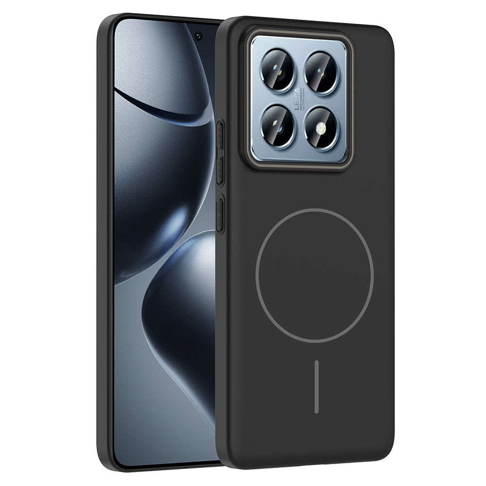 Xiaomi 14T Pro Kılıf M-safe Şarj Özellikli Zore Ruby Sert Kapak