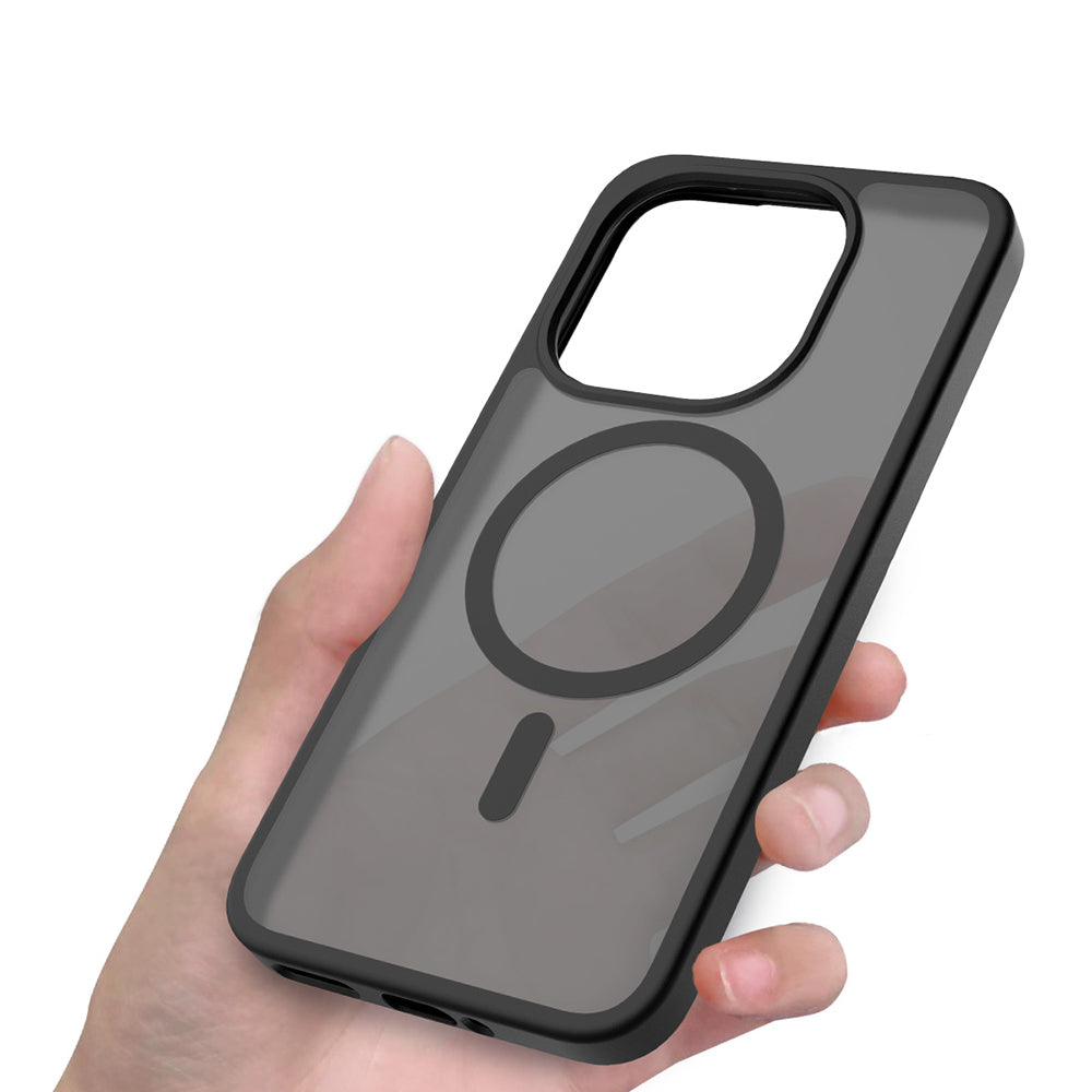 Xiaomi 15T Kılıf Sert PC Arka Yüzey Wireless Şarj Özellikli Zore Flet M-safe Kapak