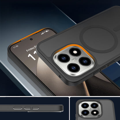 Xiaomi 15T Kılıf Sert PC Arka Yüzey Wireless Şarj Özellikli Zore Flet M-safe Kapak