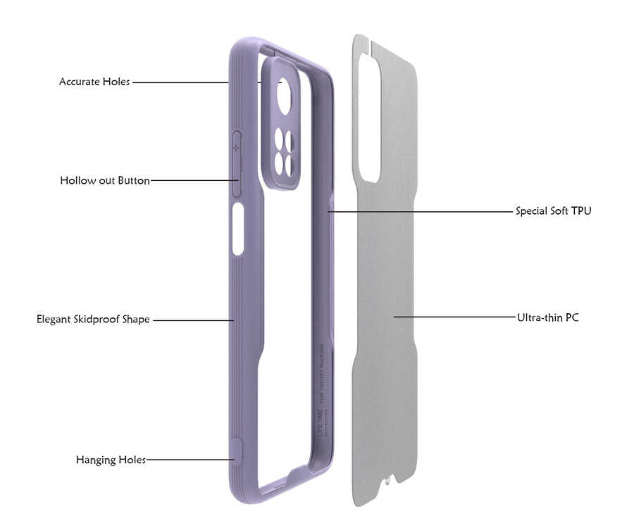 Xiaomi Mi 10T 5G Kılıf Zore Parfe Kapak