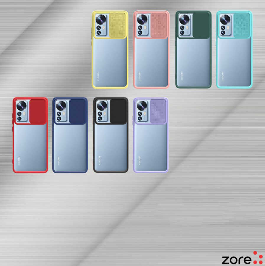 Xiaomi Mi 12 Kılıf Zore Lensi Kapak