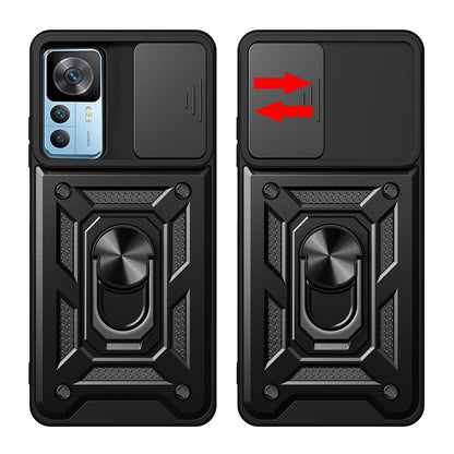 Xiaomi Mi 12T Kılıf Magnetik Standlı Kamera Korumalı Zore Sürgülü Vega Kapak