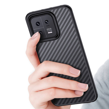 Xiaomi Mi 13 Kılıf Aramid Karbon Fiber M-safe Özellikli Wlons Radison Kapak