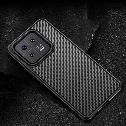 Xiaomi Mi 13 Kılıf Aramid Karbon Fiber M-safe Özellikli Wlons Radison Kapak