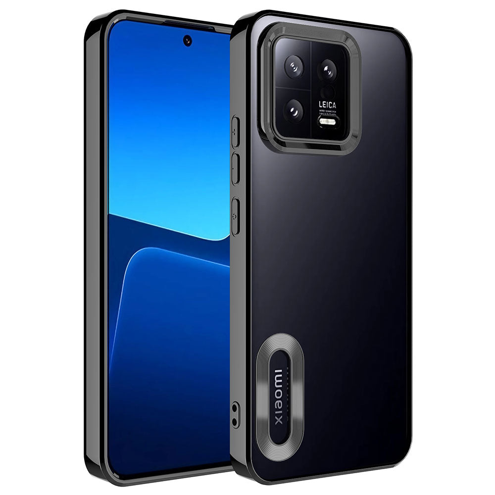 Xiaomi Mi 13 Kılıf Kamera Korumalı Logo Gösteren Zore Omega Kapak