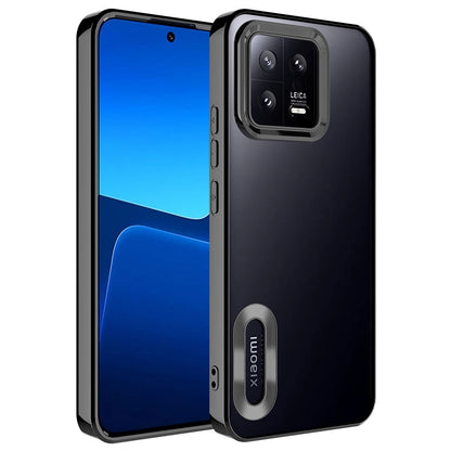 Xiaomi Mi 13 Kılıf Kamera Korumalı Logo Gösteren Zore Omega Kapak