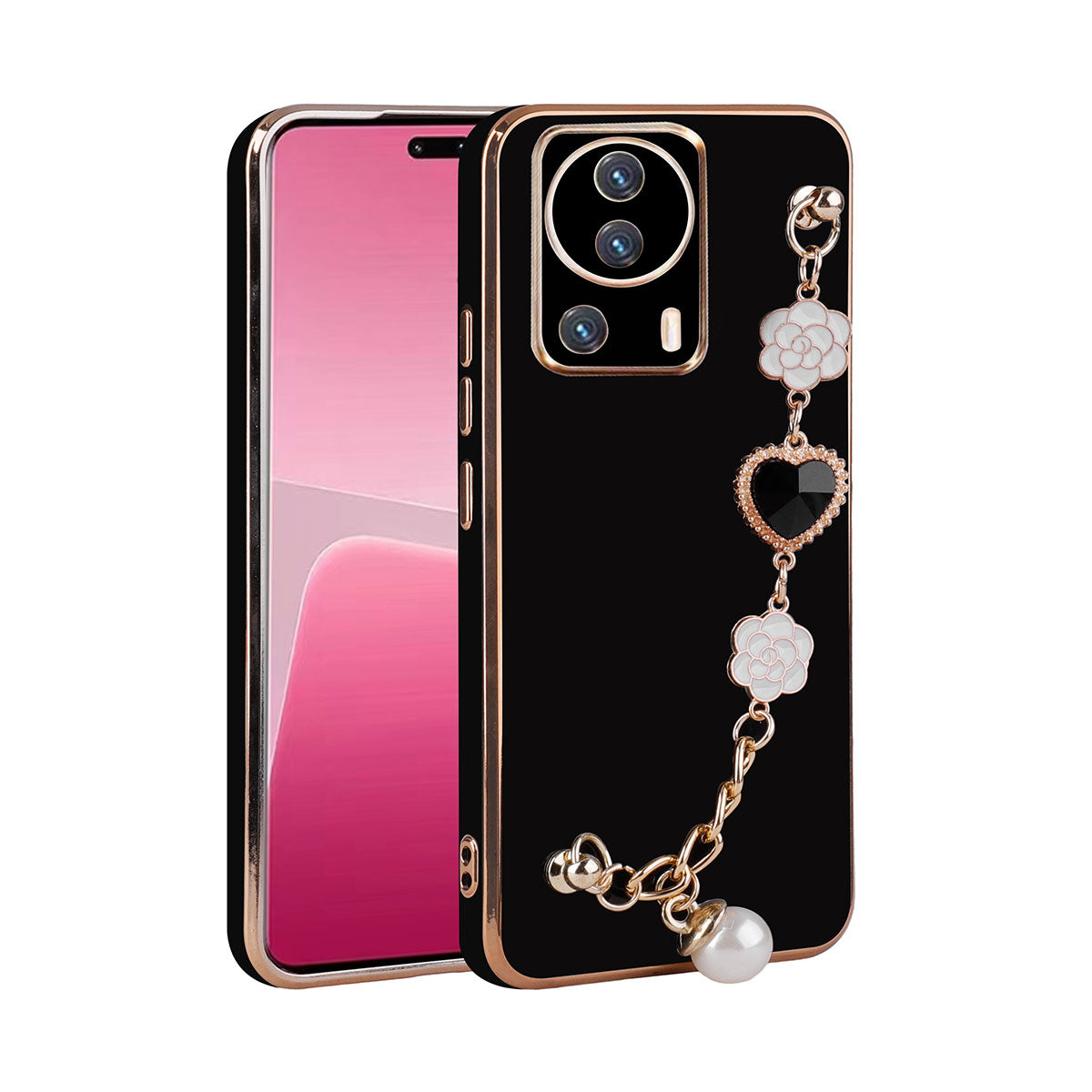 Xiaomi Mi 13 Lite Kılıf El Tutamaçlı Kamera Korumalı Zore Taka Silikon Kapak