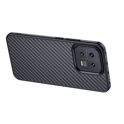Xiaomi Mi 13 Pro Kılıf Aramid Karbon Fiber M-safe Özellikli Wlons Radison Kapak