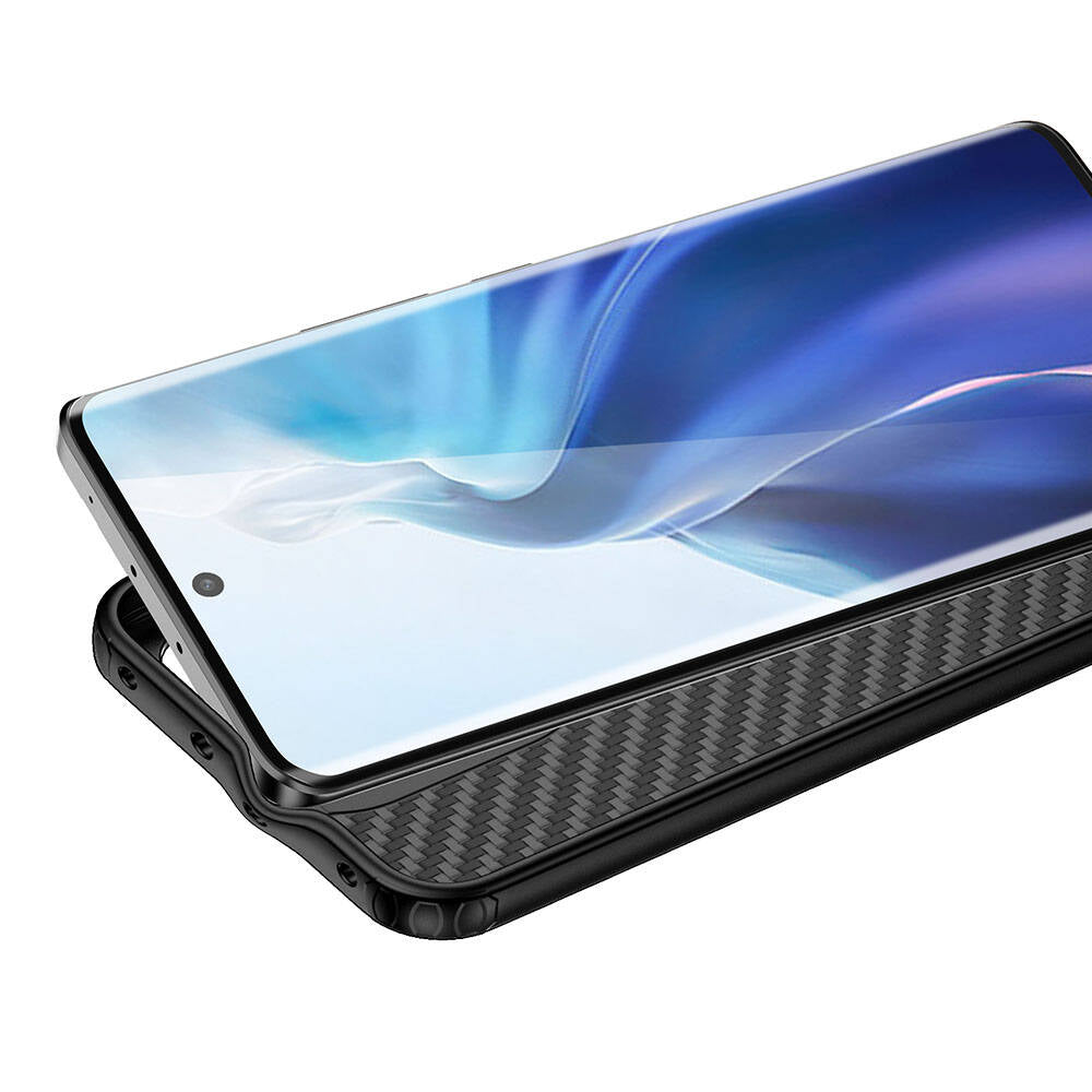 Xiaomi Mi 13 Pro Kılıf Aramid Karbon Fiber M-safe Özellikli Wlons Radison Kapak