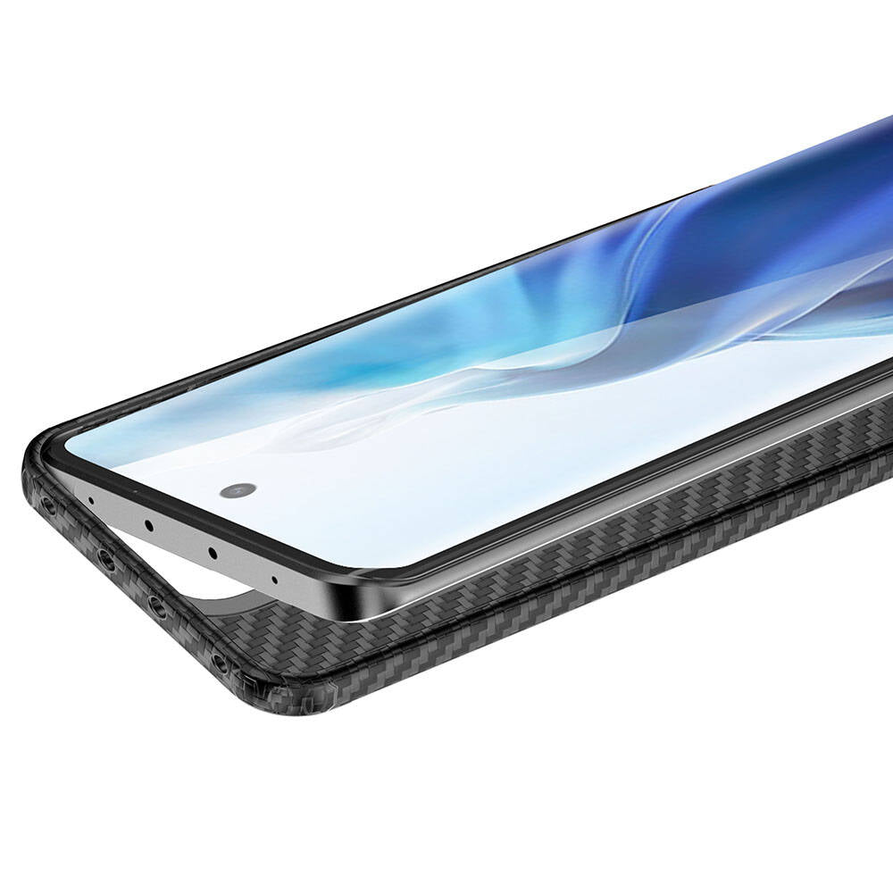 Xiaomi Mi 13 Pro Kılıf Aramid Karbon Fiber M-safe Özellikli Wlons Radison Kapak