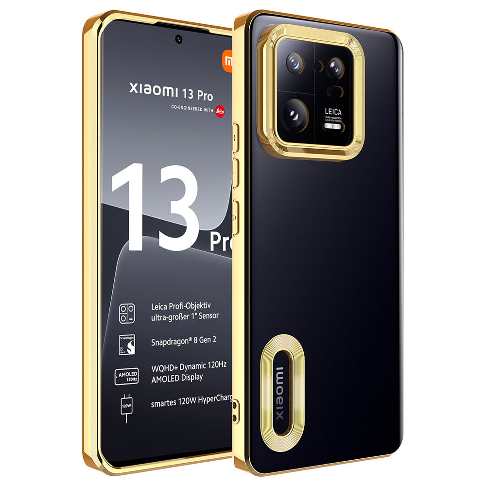 Xiaomi Mi 13 Pro Kılıf Kamera Korumalı Logo Gösteren Zore Omega Kapak