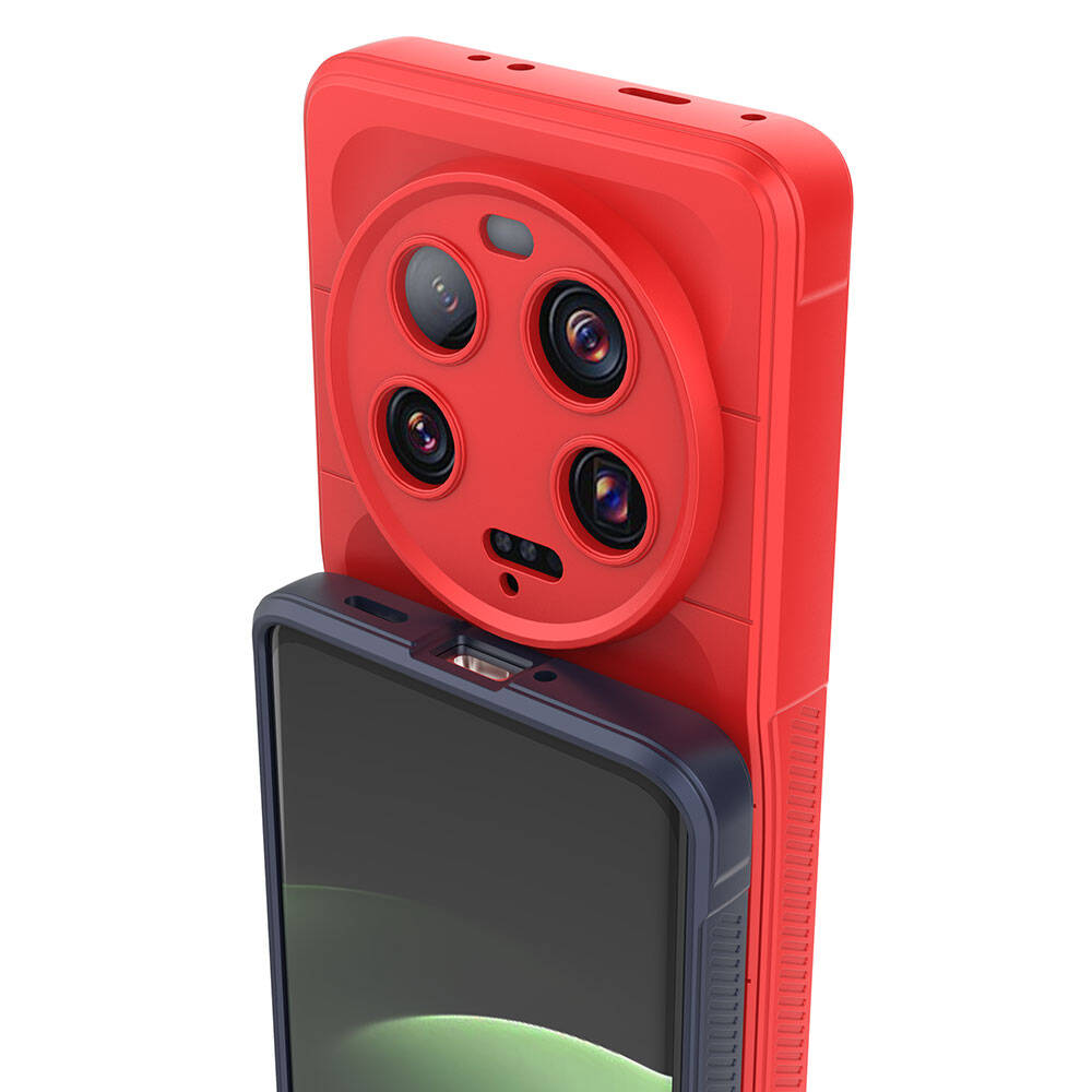 Xiaomi Mi 13 Ultra Kılıf Esnek TPU Oyuklu Arka Yüzey Tasarımlı Zore Etnik Silikon Kapak