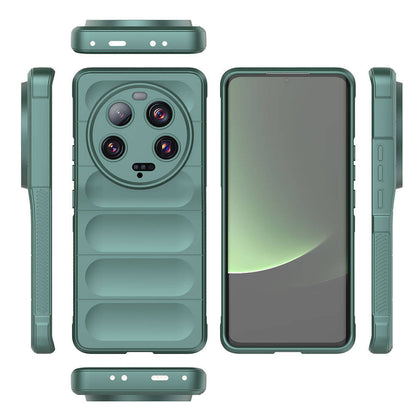 Xiaomi Mi 13 Ultra Kılıf Esnek TPU Oyuklu Arka Yüzey Tasarımlı Zore Etnik Silikon Kapak