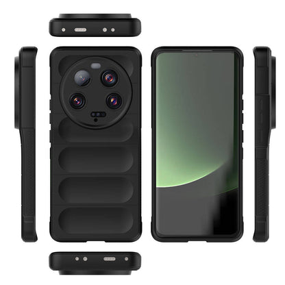 Xiaomi Mi 13 Ultra Kılıf Esnek TPU Oyuklu Arka Yüzey Tasarımlı Zore Etnik Silikon Kapak