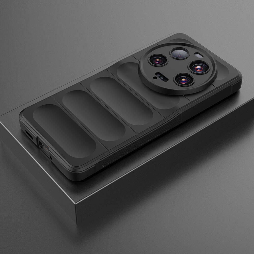 Xiaomi Mi 13 Ultra Kılıf Esnek TPU Oyuklu Arka Yüzey Tasarımlı Zore Etnik Silikon Kapak