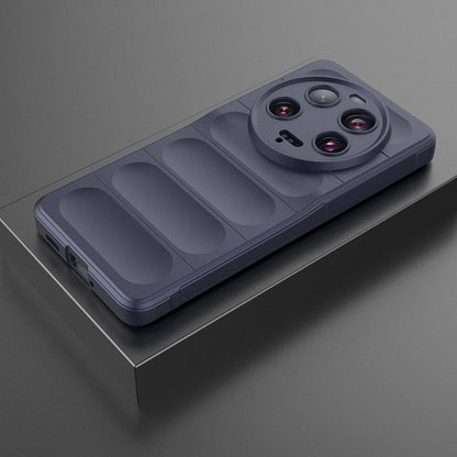 Xiaomi Mi 13 Ultra Kılıf Esnek TPU Oyuklu Arka Yüzey Tasarımlı Zore Etnik Silikon Kapak