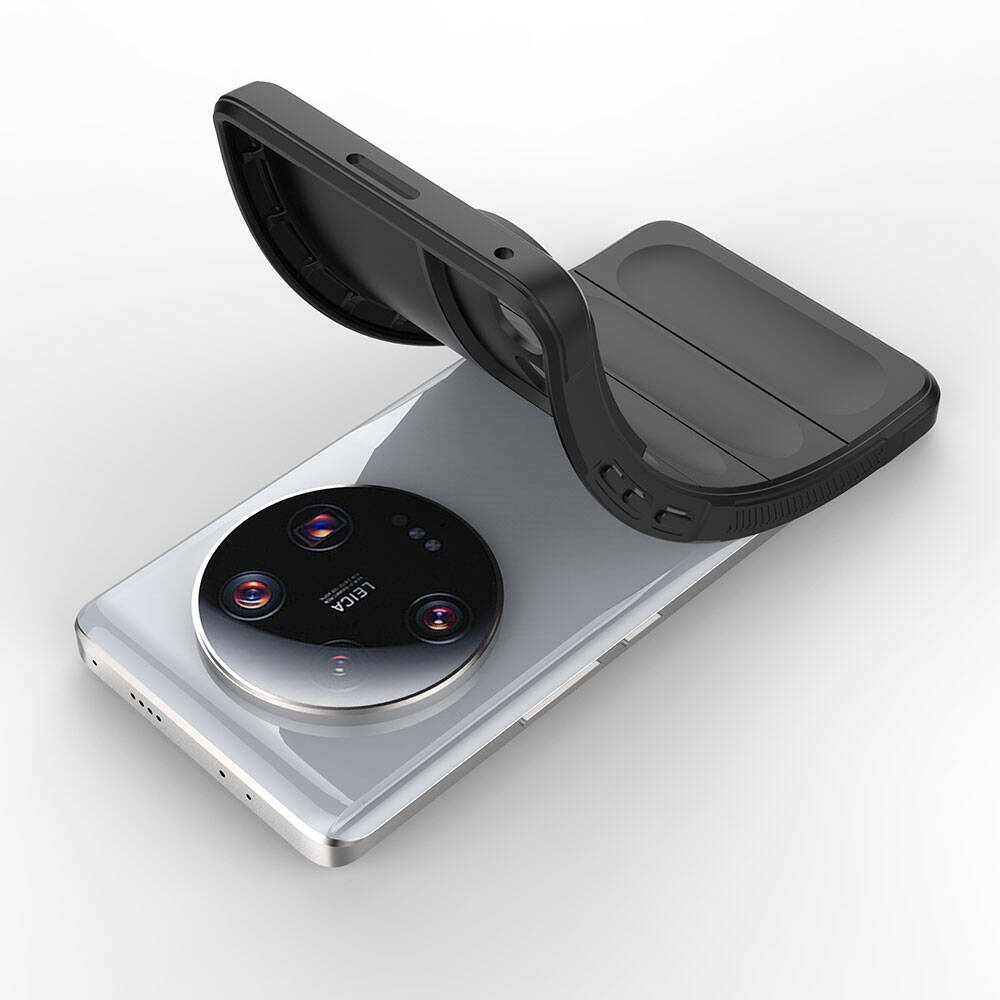 Xiaomi Mi 13 Ultra Kılıf Esnek TPU Oyuklu Arka Yüzey Tasarımlı Zore Etnik Silikon Kapak