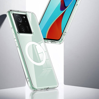 Xiaomi Mi 13T Pro Kılıf Sert PC Arka Yüzey Wireless Şarj Özellikli Zore Flet M-safe Kapak