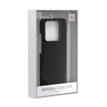 Xiaomi Mi 14 Kılıf M-safe Şarj Özellikli 600D Kevlar Zore Krek Karbon Kapak