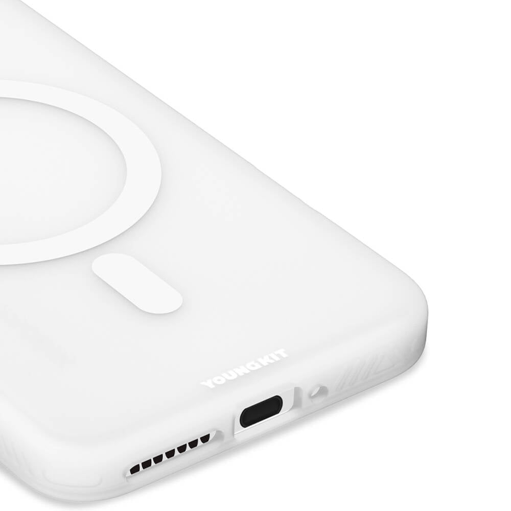 Xiaomi Mi 14 Kılıf M-safe Şarj Özellikli Youngkit Hidden Sand Serisi Kapak