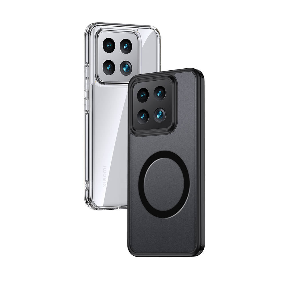 Xiaomi Mi 14 Kılıf Sert PC Arka Yüzey Wireless Şarj Özellikli Zore Flet M-safe Kapak