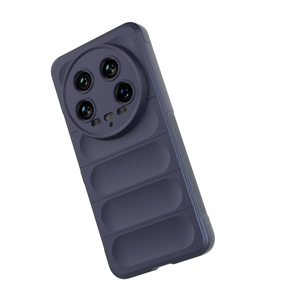 Xiaomi Mi 14 Ultra Kılıf Esnek TPU Oyuklu Arka Yüzey Tasarımlı Zore Etnik Silikon Kapak