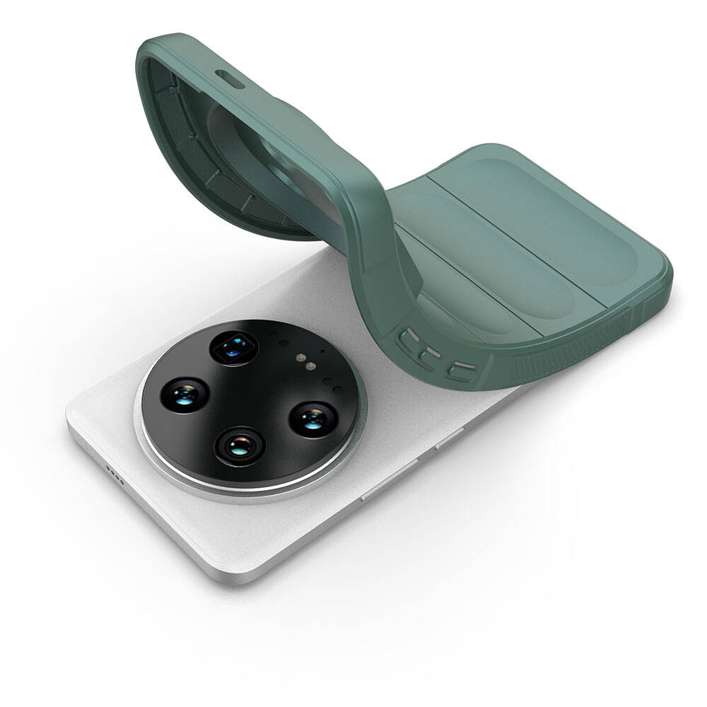 Xiaomi Mi 14 Ultra Kılıf Esnek TPU Oyuklu Arka Yüzey Tasarımlı Zore Etnik Silikon Kapak