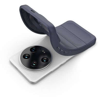 Xiaomi Mi 14 Ultra Kılıf Esnek TPU Oyuklu Arka Yüzey Tasarımlı Zore Etnik Silikon Kapak