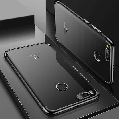 Xiaomi Mi 5x Kılıf Zore Dört Köşeli Lazer Silikon Kapak