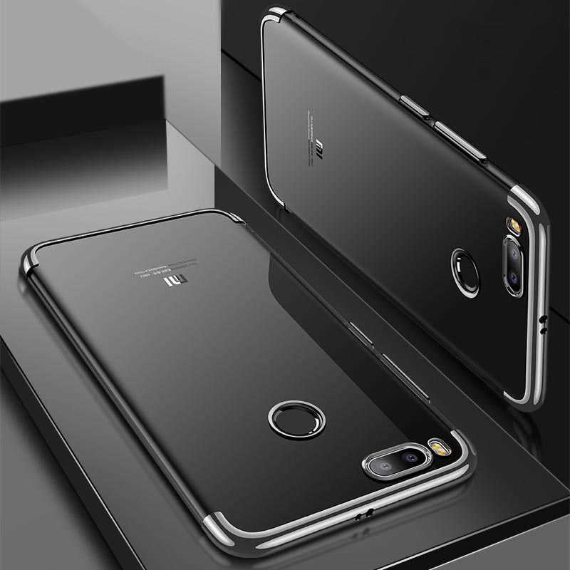 Xiaomi Mi 5x Kılıf Zore Dört Köşeli Lazer Silikon Kapak