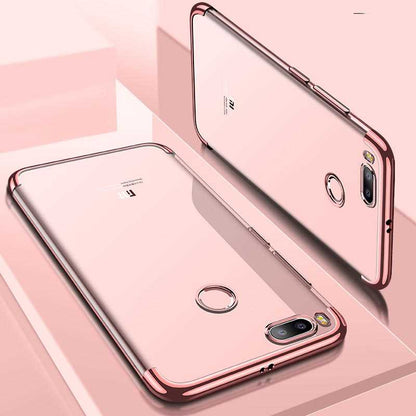 Xiaomi Mi 5x Kılıf Zore Dört Köşeli Lazer Silikon Kapak