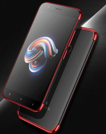 Xiaomi Mi 6 Kılıf Zore Dört Köşeli Lazer Silikon Kapak