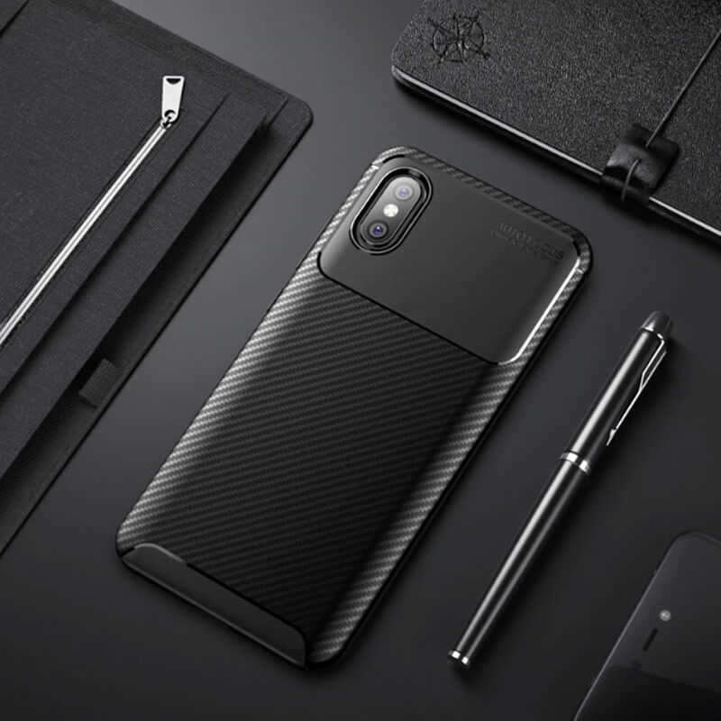 Xiaomi Mi 8 Pro Kılıf Zore Negro Silikon Kapak