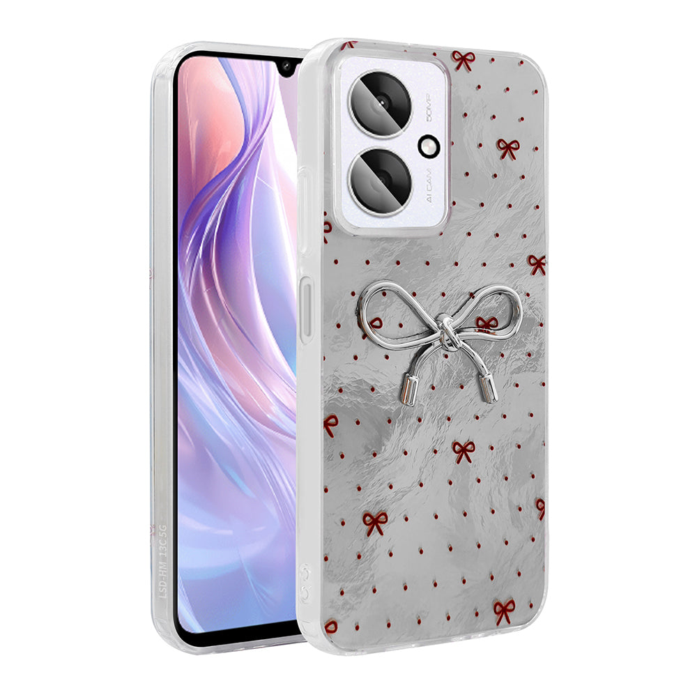 Xiaomi Poco C65 Kılıf Kamera Korumalı Figürlü Zore Ponti Silikon Kapak