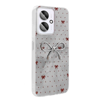 Xiaomi Poco C65 Kılıf Kamera Korumalı Figürlü Zore Ponti Silikon Kapak