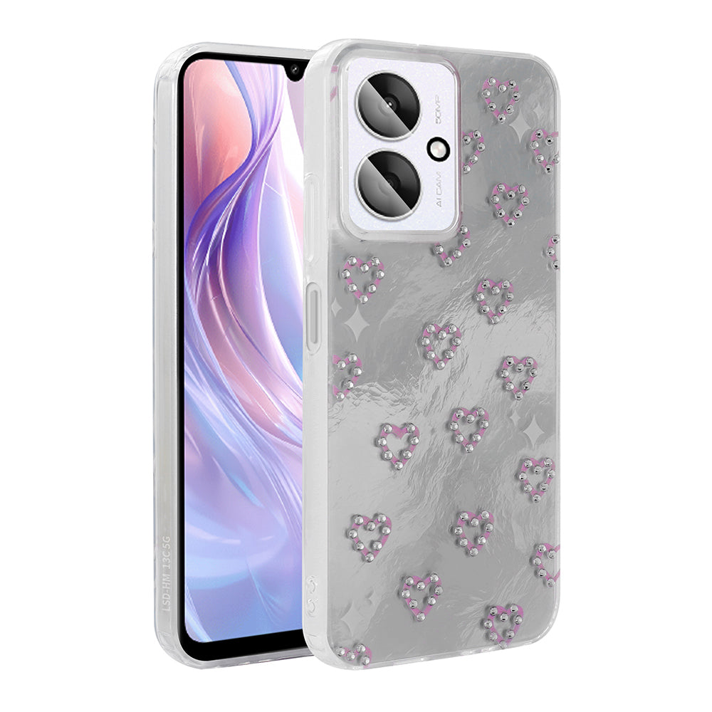 Xiaomi Poco C65 Kılıf Kamera Korumalı Figürlü Zore Ponti Silikon Kapak