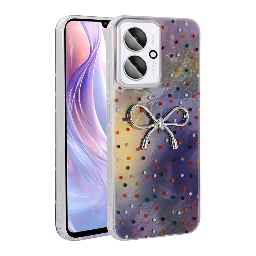 Xiaomi Poco C65 Kılıf Kamera Korumalı Figürlü Zore Ponti Silikon Kapak