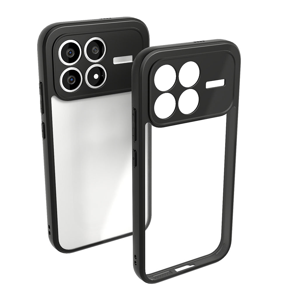 Xiaomi Poco F8 Pro Kılıf Kamera Korumalı Şeffaf Arka Yüzey Zore New Roll Kapak