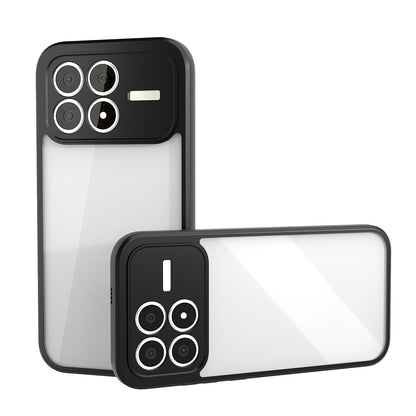 Xiaomi Poco F8 Pro Kılıf Kamera Korumalı Şeffaf Arka Yüzey Zore New Roll Kapak