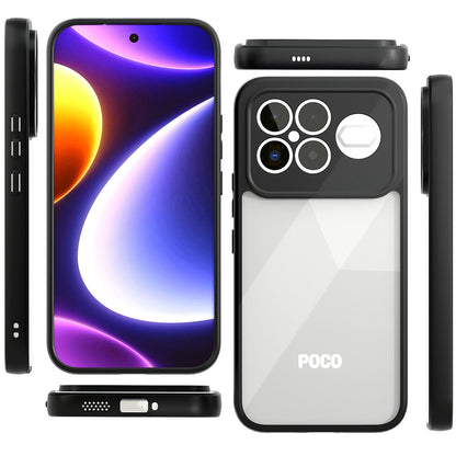 Xiaomi Poco F8 Ultra Kılıf Kamera Korumalı Şeffaf Arka Yüzey Zore New Roll Kapak