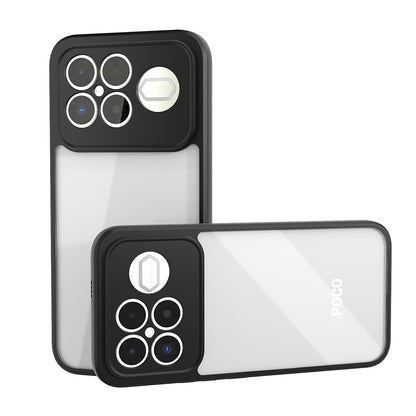 Xiaomi Poco F8 Ultra Kılıf Kamera Korumalı Şeffaf Arka Yüzey Zore New Roll Kapak