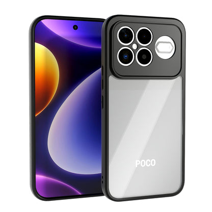 Xiaomi Poco F8 Ultra Kılıf Kamera Korumalı Şeffaf Arka Yüzey Zore New Roll Kapak