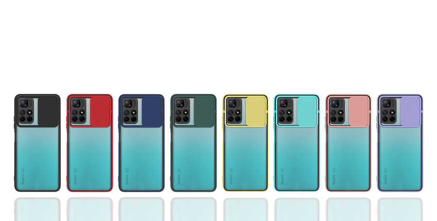 Xiaomi Poco M4 Pro 5G Kılıf Zore Lensi Kapak